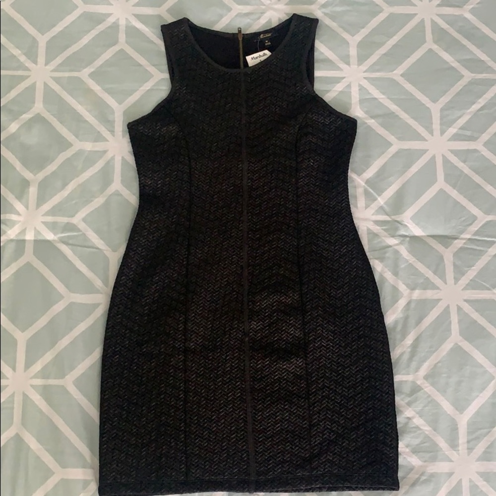 Black mini dress